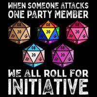 When Someone Attacks One Party Member D20 Dice Lgbtq Ally 7-Panel Snapback Hat