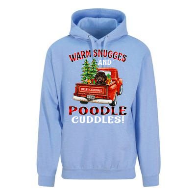 Warm Snuggles And Poodle Cuddles Christmas Gift Unisex Surf Hoodie