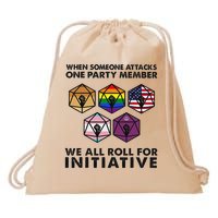 When Someone Attacks One Party Member Drawstring Bag