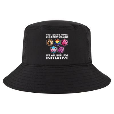 When Someone Attacks One Party Member We All Roll Cool Comfort Performance Bucket Hat