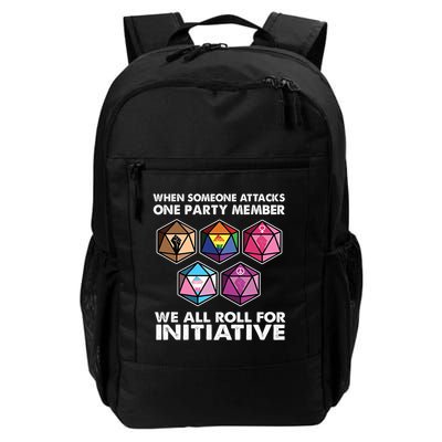 When Someone Attacks One Party Member We All Roll Daily Commute Backpack