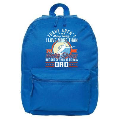 Water Skiing And Being A Dad Gift 16 in Basic Backpack