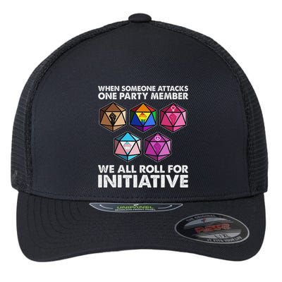 When Someone Attacks One Party Member We Roll For Initiative Flexfit Unipanel Trucker Cap