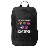 When Someone Attacks One Party Member We Roll For Initiative City Backpack