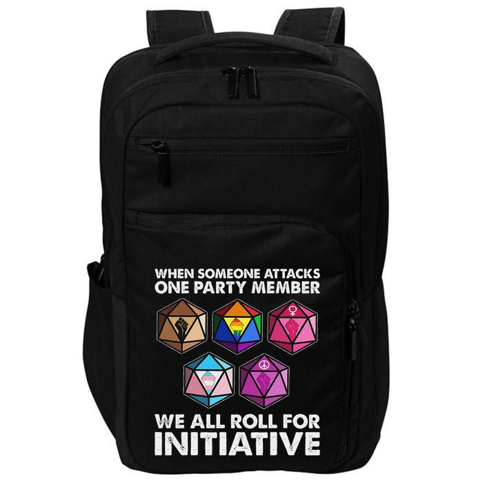 When Someone Attacks One Party Member We Roll For Initiative Impact Tech Backpack