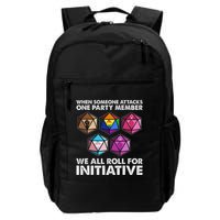 When Someone Attacks One Party Member We Roll For Initiative Backpack
