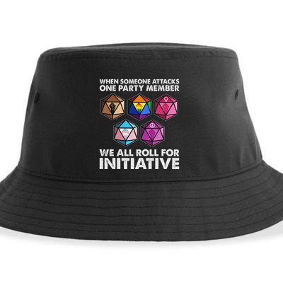 When Someone Attacks One Party Member We Roll For Initiative Sustainable Bucket Hat