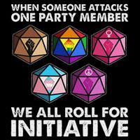 When Someone Attacks One Party Member We Roll For Initiative Button