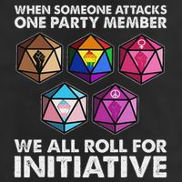 When Someone Attacks One Party Member We Roll For Initiative 11oz C Handle Ceramic Mug