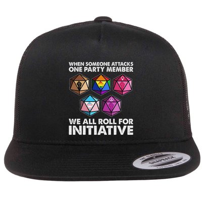 When Someone Attacks One Party Member We Roll For Initiative Flatbill Hat