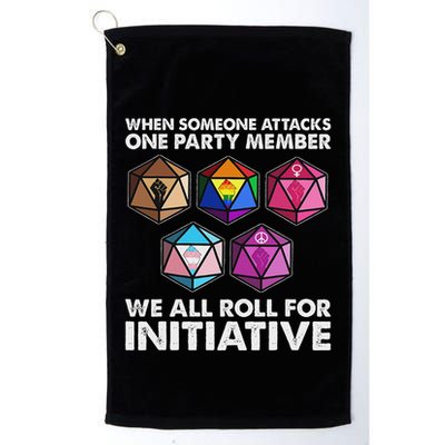 When Someone Attacks One Party Member We Roll For Initiative Golf Towel