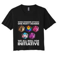 When Someone Attacks One Party Member We Roll For Initiative Crop Top