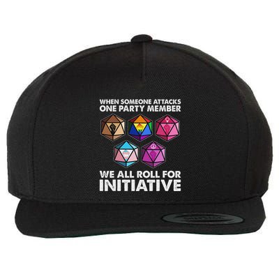 When Someone Attacks One Party Member We Roll For Initiative Wool Snapback Cap