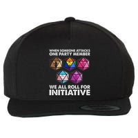 When Someone Attacks One Party Member We Roll For Initiative Wool Snapback Cap