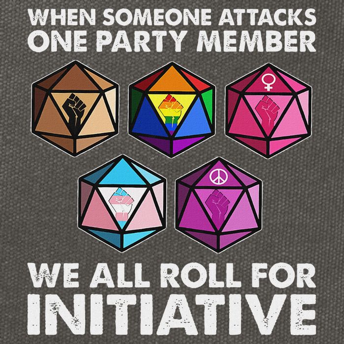 When Someone Attacks One Party Member We Roll For Initiative Cotton Canvas Backpack