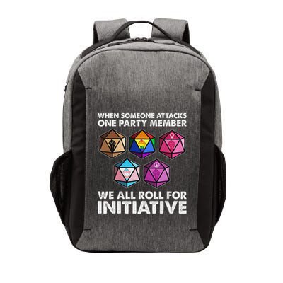 When Someone Attacks One Party Member We Roll For Initiative Vector Backpack