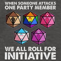 When Someone Attacks One Party Member We Roll For Initiative Vector Backpack