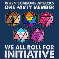 When Someone Attacks One Party Member We Roll For Initiative Infant Baby Jersey Bodysuit