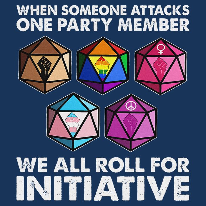 When Someone Attacks One Party Member We Roll For Initiative Infant Baby Jersey Bodysuit