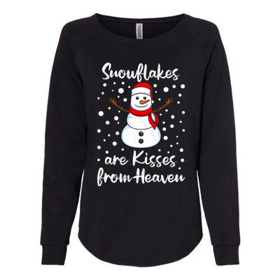 Wintertime Snowflakes Are From Heaven Snow Gift Womens California Wash Sweatshirt