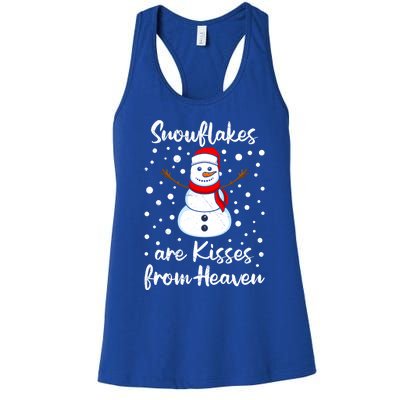 Wintertime Snowflakes Are From Heaven Snow Gift Women's Racerback Tank