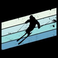 Winter Sports And Snow Skier Retro Snow Skiing Impact Tech Backpack