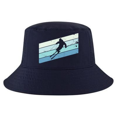Winter Sports And Snow Skier Retro Snow Skiing Cool Comfort Performance Bucket Hat