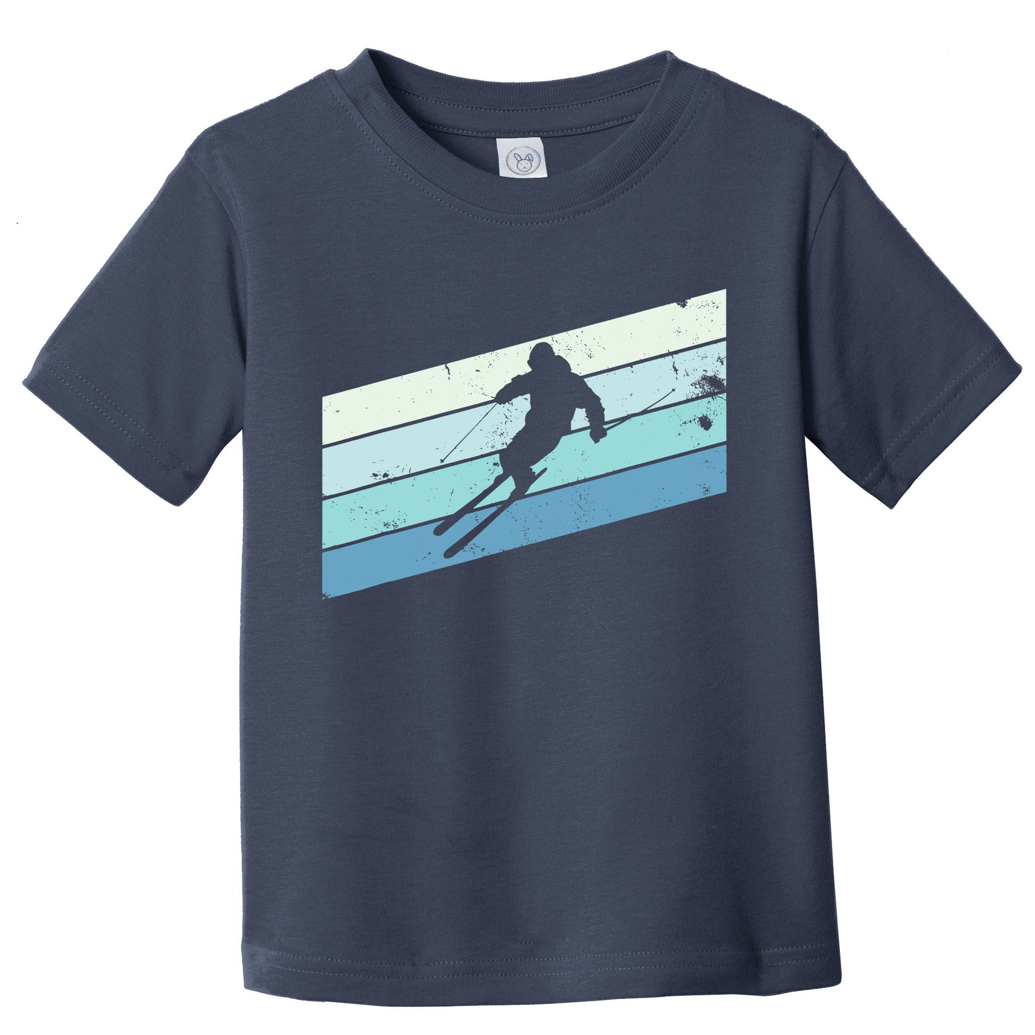 Winter Sports And Snow Skier Retro Snow Skiing Toddler T-Shirt
