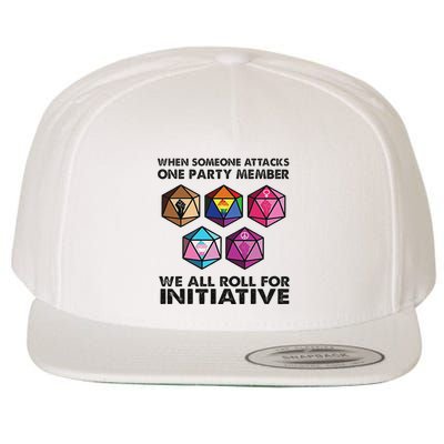 When Someone Attacks One Party Member We All Roll Wool Snapback Cap