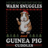 Warm Snuggles And Guinea Pig Cuddles Ugly Christmas Sweater Meaningful Gift Impact Tech Backpack