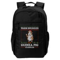Warm Snuggles And Guinea Pig Cuddles Ugly Christmas Sweater Meaningful Gift Backpack