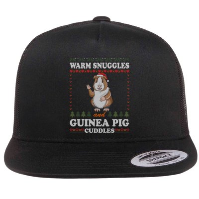 Warm Snuggles And Guinea Pig Cuddles Ugly Christmas Sweater Meaningful Gift Flatbill Hat