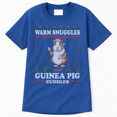 Warm Snuggles And Guinea Pig Cuddles Ugly Christmas Sweater Meaningful Gift Tall T-Shirt
