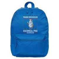 Warm Snuggles And Guinea Pig Cuddles Ugly Christmas Sweater Meaningful Gift 16 in Basic Backpack