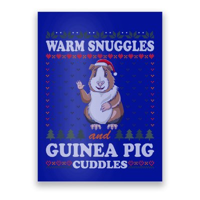 Warm Snuggles And Guinea Pig Cuddles Ugly Christmas Sweater Meaningful Gift Poster