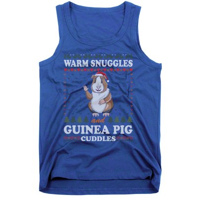 Warm Snuggles And Guinea Pig Cuddles Ugly Christmas Sweater Meaningful Gift Tank Top