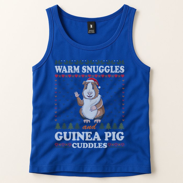 Warm Snuggles And Guinea Pig Cuddles Ugly Christmas Sweater Meaningful Gift Tank Top