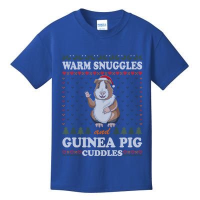 Warm Snuggles And Guinea Pig Cuddles Ugly Christmas Sweater Meaningful Gift Kids T-Shirt