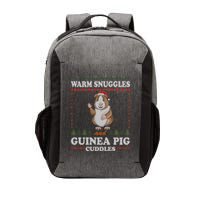 Warm Snuggles And Guinea Pig Cuddles Ugly Christmas Sweater Meaningful Gift Vector Backpack