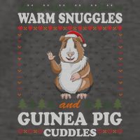 Warm Snuggles And Guinea Pig Cuddles Ugly Christmas Sweater Meaningful Gift Vector Backpack