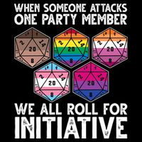 When Someone Attacks One Party Member We All Roll For Initiative 7-Panel Snapback Hat