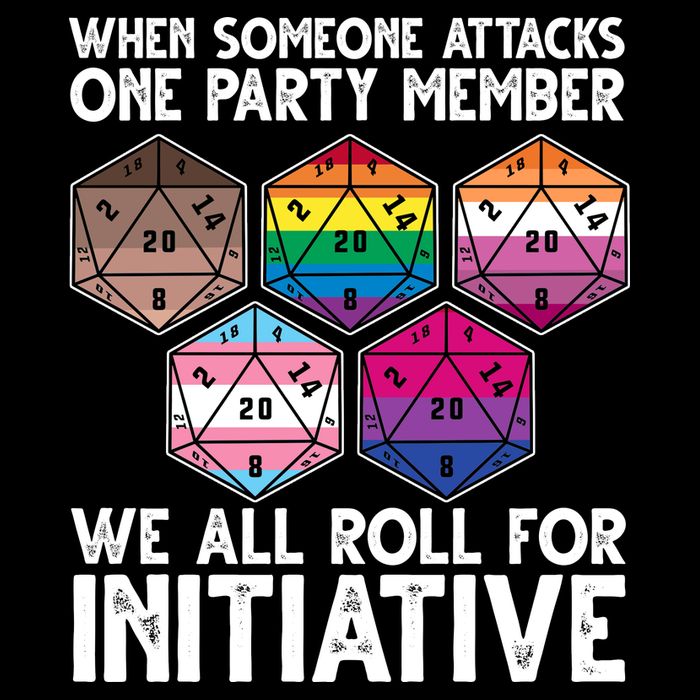 When Someone Attacks One Party Member We All Roll For Initiative 7-Panel Snapback Hat