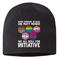 When Someone Attacks One Party Member We All Roll For Initiative Sustainable Beanie