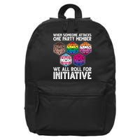 When Someone Attacks One Party Member We All Roll For Initiative 16 in Basic Backpack