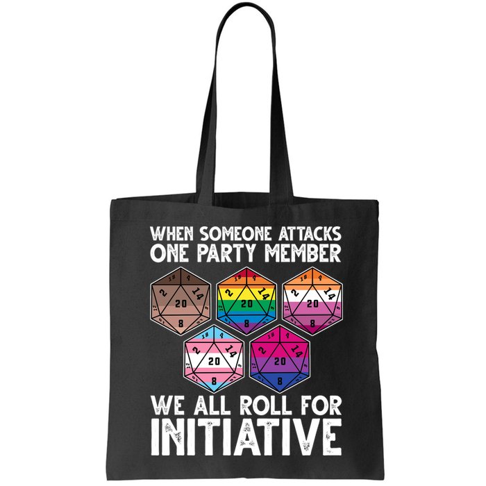 When Someone Attacks One Party Member We All Roll For Initiative Bag