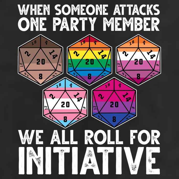 When Someone Attacks One Party Member We All Roll For Initiative 25L Jumbo Tote