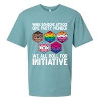 When Someone Attacks One Party Member We All Roll For Initiative Sueded Cloud Jersey T-Shirt