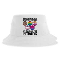 When Someone Attacks One Party Member We All Roll For Initiative Sustainable Bucket Hat