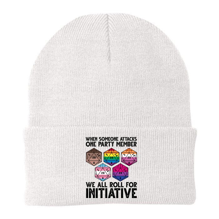 When Someone Attacks One Party Member We All Roll For Initiative Beanie