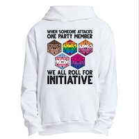 When Someone Attacks One Party Member We All Roll For Initiative Urban Pullover Hoodie